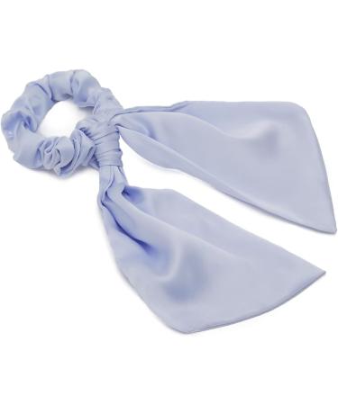 Hair Scrunchie for Women and Girls Accessory Scrunchie Fabric Hair Scrunchie Hair Gentle with Scarf (Lavender) - Buy Online on GoSupps.com