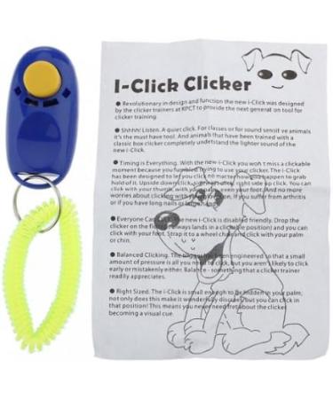 FamilyMall Dog Clicker for Obedience Training - Clicker Device with Wrist Strap Blue - International Shipping Available - Buy Online on GoSupps.com