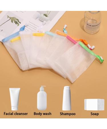 SCORYULE 25 PCS Mesh Soap Saver Bags - Double Layer Net Drawstring Sacks for Foaming & Shower - Assorted Colors - Buy Online on GoSupps.com