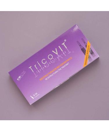  Tricovit TricoVIT Keratin Ampoules for dry and damaged hair hair treatment smoothing and anti-frizz effect moisturizing hair 10 x 10 ml - Buy Online on GoSupps.com