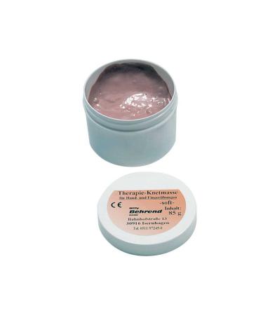 1x Behrend therapy clay modeling clay hand/finger training non-sticky skin-coloured 85 g soft