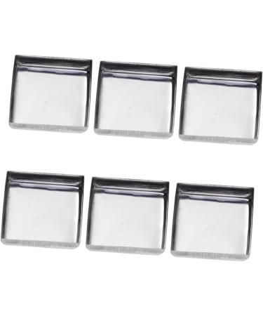 FOMIYES 120 Pcs Square Magnets Metal Pans for Eyeshadow Watercolor Plate Set Plate Tinplate Mx2pcs As Shownx2pcs - Buy Online on GoSupps.com