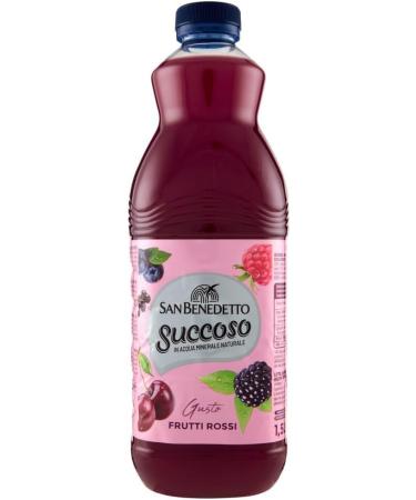  CAIYA 3 x Saint Benedict Juicy Red Fruit Drink 1.5L 3 Bottles  - Buy Online on GoSupps.com