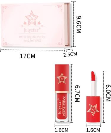 INTEROOKIE Makeup Lip and Cheek Dual Use Matte Lip Glaze Set Non Fading LongLasting Lipstick A - Buy Online on GoSupps.com