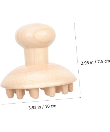 Goohochy Wooden Massage Comb - Home Gua Sha Head Massager for Health & Wellness - Handheld Wooden Shampoo Brush - Buy Online on GoSupps.com