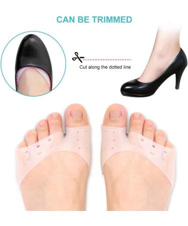Metatarsal Gel Pads for Forefoot Pain Relief | Breathable Air Holes | Comfortable Support for Metatarsalgia | 1 Pair - Buy Online on GoSupps.com
