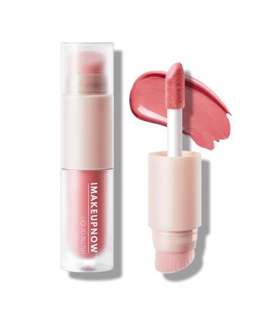 IMAKEUPNOW Liquid Cream Blush Stick Makeup for Cheeks | Build-in Brush - Application & Blending All in One #L001