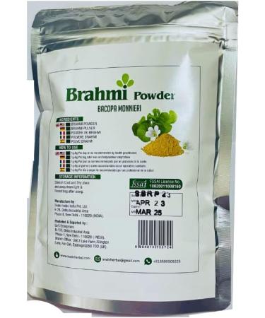 Brahmi Powder - 227g Half Pound | Bacopa Powder for Hair & Skin | Promotes Hair Growth - Buy Online on GoSupps.com