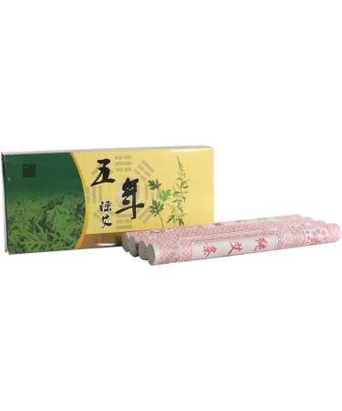 BUNIQ Moxibustion Sticks - Handmade Moxa Roll (1.8x20cm) | Aged 5 Years for Optimal Results | International Shipping - Buy Online on GoSupps.com