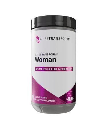 4Life Transform Woman - Women's Supplement with Velvet Bean & Evening Primrose Extracts - Healthy Skin & Well-Being - 120 Vegetable-Derived Capsules