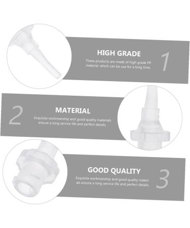 PLAFOPE 10pcs Disposable Ear Washer Tips for Ear Cleaning Irrigation Flexible Nozzles Suitable for Adults Secure Fit for Earwax Removal and Hygiene Maintenance - Buy Online on GoSupps.com