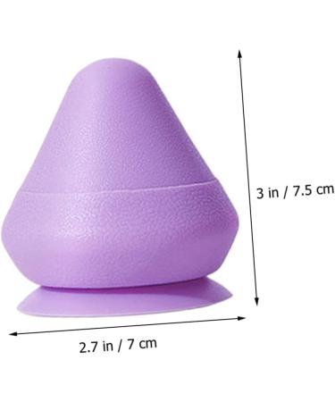 Frcolor 5-Piece Massage Ball Suction Cups | Body Massage Devices for Feet Back & Neck | Muscle Relief Tools | Purple 7.5x7cm - Buy Online on GoSupps.com