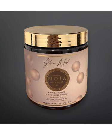 NOIA HAIR - Prestige Box - GLOW RANGE Hair Routine - Trio Pack Shampoo + Mask + Silk Protein Hyaluronic Acid & Honey Serum - Buy Online on GoSupps.com