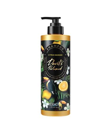 Kerasys Perfume Devil's Edition Deep Richly Ripened Citrus in Scorching Sunlight CITRUS BUNGEE 16.9 fl oz / 500 ml (Shampoo 1-Pack)