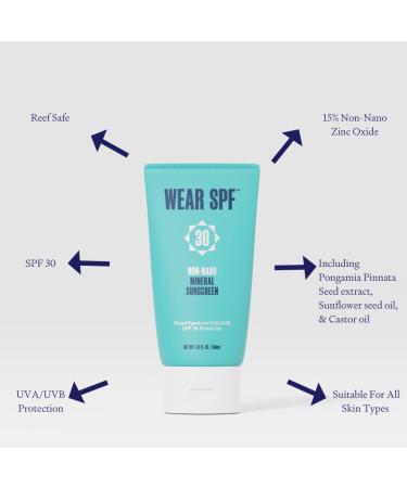 Non-Nano Mineral Sunscreen Lotion Reef-Safe SPF 30 for Athletes 2 - Buy Online on GoSupps.com