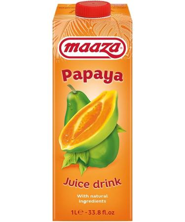 Maaza Papaya Juice 1Ltr (Pack of 3) - Buy Online on GoSupps.com