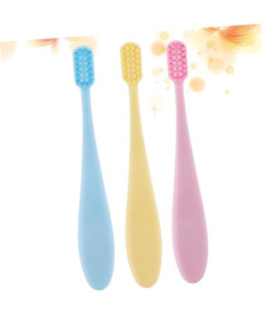 Minkissy 18-Part Infant Toothbrush Set | Soft Fur Children's Cleaning Brushes & Travel Tongue Scraper in Earth Colors - Buy Online on GoSupps.com