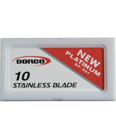 DORCO ST301 Platinum Extra Double Edge Razor Blades - 100 Pack with Free Styptic Matches - Smooth Shaves and Quick Relief Combo - Buy Online on GoSupps.com