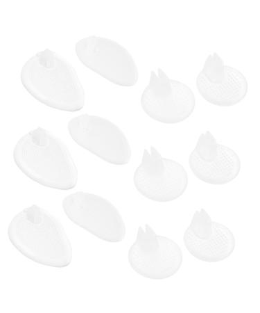 FRCOLOR 6 Pairs Toe Pads Sandals Forefoot Pad Sandals Forefoot Cushion Sandals Anti-Slip Forefoot Cushion Metatarsal Support Pads Metatarsal Guard Ball of Pu Pinch Toes Women's Gel Pad
