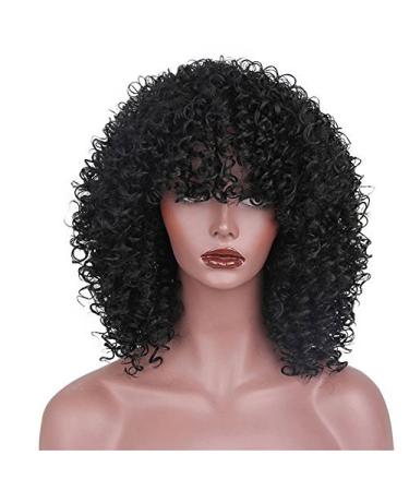 Curly Hair Wigs for Black Women - Natural Kinky Afro Wigs Lace Front & Synthetic Options - Buy Online on GoSupps.com