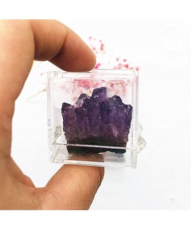 Natural Amethyst Specimen Stone and Quartz Cluster Box Home Desk Decor Can be Used for (Color : 1sets) Obelisk - Buy Online on GoSupps.com