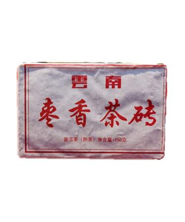 Vieux th Pu Erh naturel Puer th noir Jujube th pais brique 250g boisson saine