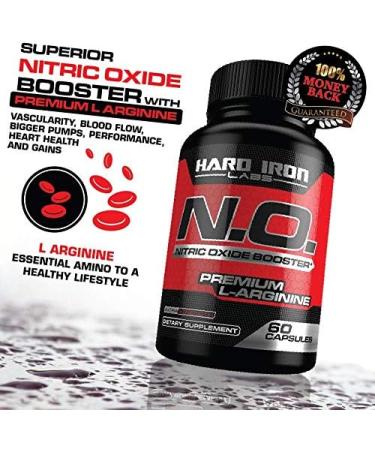 N.O. Nitric Oxide Booster with L-Arginine L-Citrulline Beta Alanine AAKG - Non-GMO Gluten-Free Vegan - Pre-Workout Supplement for Muscle Growth Stamina Energy Pumps Vascularity - 120 Capsules 120 Count (Pack of 1) - Buy Online on GoSupps.com