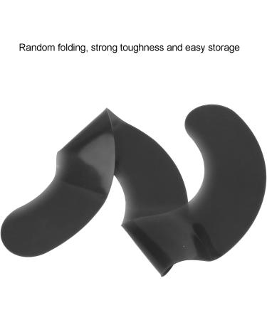 Hair Cutting Collar & Cape - Waterproof Silicone Shawl for Salon Hairdressing - Black - Buy Online on GoSupps.com