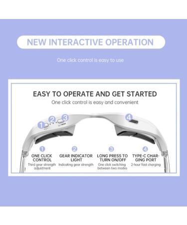 iksvmsis Eye Massager Electric Eye Massager Electric Eye Contour Massager Eye Care Device with Vibration for Dark Circles - Buy Online on GoSupps.com