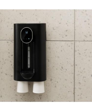 Wiiyena Innovative Contactless Mouth-Flushing Device - Rechargeable User-Friendly with LED Screen & Magnetic Cup (Black) | International Shipping - Buy Online on GoSupps.com