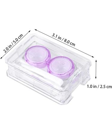 Buy Healvian 4-Piece Mini Contact Lens Case Set - Leak-Proof Tweezers & Lens Holder | Japanese Style | International Shipping - Buy Online on GoSupps.com