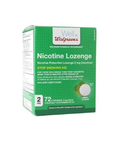 Walgreens Nicotine Lozenge 2 mg Mint 72 ea