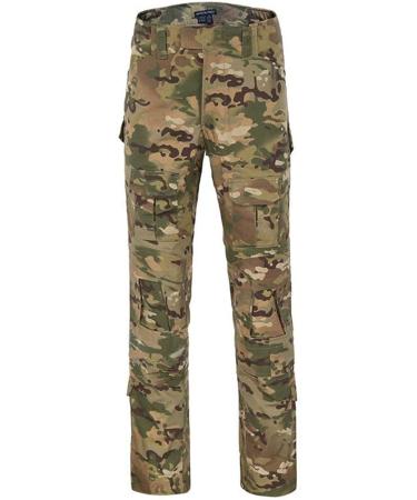 Men's Combat T Shirt and Pant Set - Camo Military Tactical Uniform with Long Sleeve BDU Shirt - Small - Buy Online on GoSupps.com