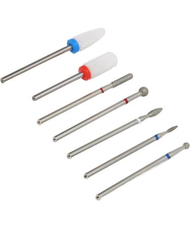 Acrylic Gel Nail Bit Kit Cuticle Remover Ceramic Nail Drill Bits Set Manicure Pedicure for Salon - Buy Online on GoSupps.com