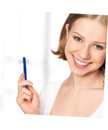 Partykindom 18-Piece Double-Headed Toothbrush Set for Travel & Camping | Prosthesis & False Teeth Cleaner - Buy Online on GoSupps.com