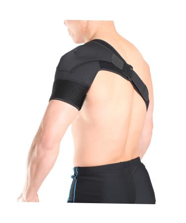 FRCOLOR 2pcs Shoulder Brace - Breathable Support Strap & Shoulder Pad | Black - Ideal for Pain Relief & Recovery - Buy Online on GoSupps.com