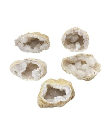 Natural Crystal Rough Stone Jewelry Specimen Healed 1PC Natural Agate geode Crystal Hole Specimen Contains Clear Crystal Clusters Stone Halloween Decorations As a Gift Stone Jewelry