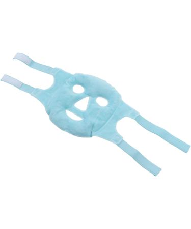 Hot Cold Gel Face Cover Reusable Safe Swelling Relief Flexible Delicate Gel Bead Face Cover for Office (Sky Blue) - Buy Online on GoSupps.com