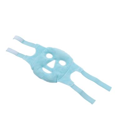 Spacnana Hot & Cold Pearl Gel Full Face Mask Sleep Mask (Sky Blue)