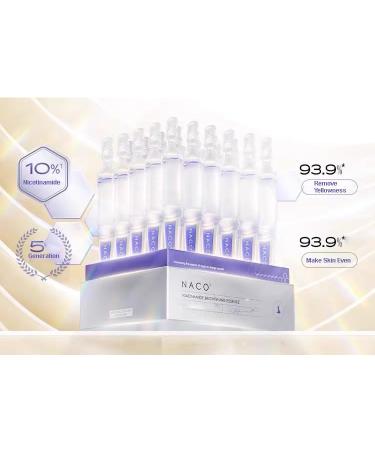 Shop Naco Nicotinamide Ampoule - Moisturizing Essence Lifting & Brightening - 1.2ml x 30 pcs International Shipping - Buy Online on GoSupps.com
