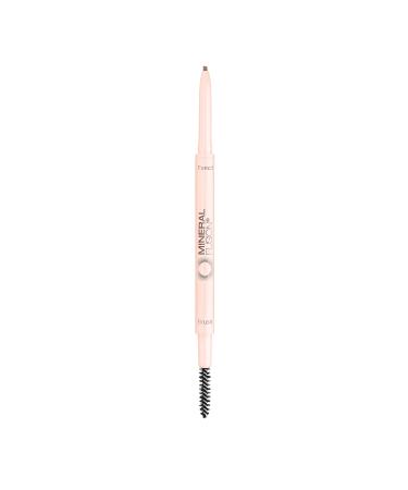 Mineral Fusion Retractable Brow Pencil - Medium Brown 0.003 oz - Buy Online on GoSupps.com