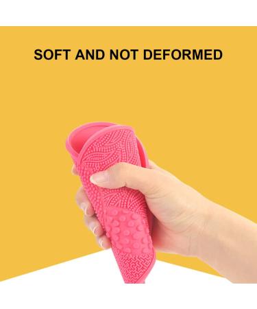 LEEQBCR Silicone Cleaning Brush - Pink Cosmetic Brush Cleaning Pad with Suction Cup for Makeup Tool Hygiene - Buy Online on GoSupps.com