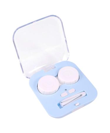 Exceart contact lens container Cleaning case for contact lenses Contact lens organizer Colored contact lenses of electrical cleaning case lentils accessories Eyes remote travel