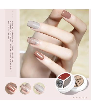 Nail Art for DIY Drawing Manicure Soak Off Gel Three-color Solid Canned Gel Painting Gel Can Gel(02) - Buy Online on GoSupps.com