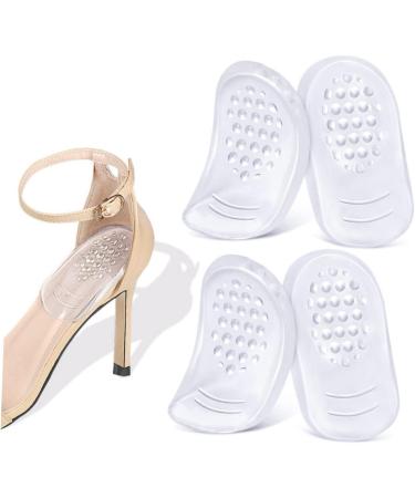 Buy 8 Pairs Non-Skid Silicone Heel Pads - Self-Adhesive High Heel Protectors for Women | Fatigue Relief & Anti-Wear Shoe Inserts - Buy Online on GoSupps.com