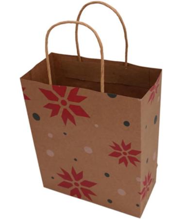 KOMBIUDA 12 Pcs Christmas Party Bag Christmas Print Kraft Bags Holiday Paper Gift Bags Christmas Bags Paper Packaging Bags Printed Paper Bag Christmas Tote Bags Candy Bag Printing - Buy Online on GoSupps.com