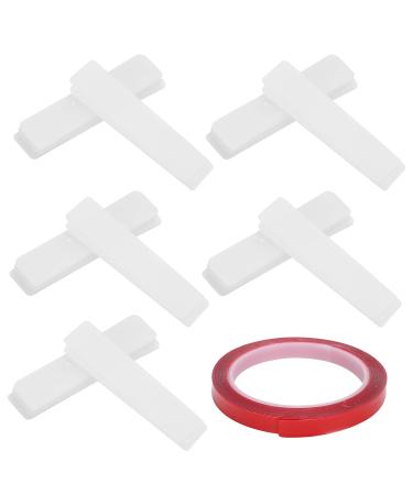 50PC Transparent Nail Art Display Stand - Acrylic Nail Tip Display with 300cm Double-Sided Adhesive Tape | Perfect for Nail Salons and Color Cards - Buy Online on GoSupps.com