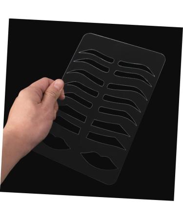 Balacoo Shape Women Draw Mold for Acrylic Lip Practical Practicing Shaper Tool Exercise Brow Drawing 21.5x14.7cm Transparent - Buy Online on GoSupps.com