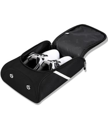 LIZHOUMIL Golf Shoe Bag - Light Portable Zippered Tote for Sport Shoes - Black Fluorescent Yellow - Buy Online on GoSupps.com