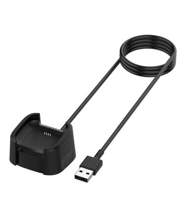Kissmart Charger for Fitbit Versa 2, Replacement Charging Cable Dock Cradle with 3.3ft USB Cord for Fitbit Versa 2 Smartwatch